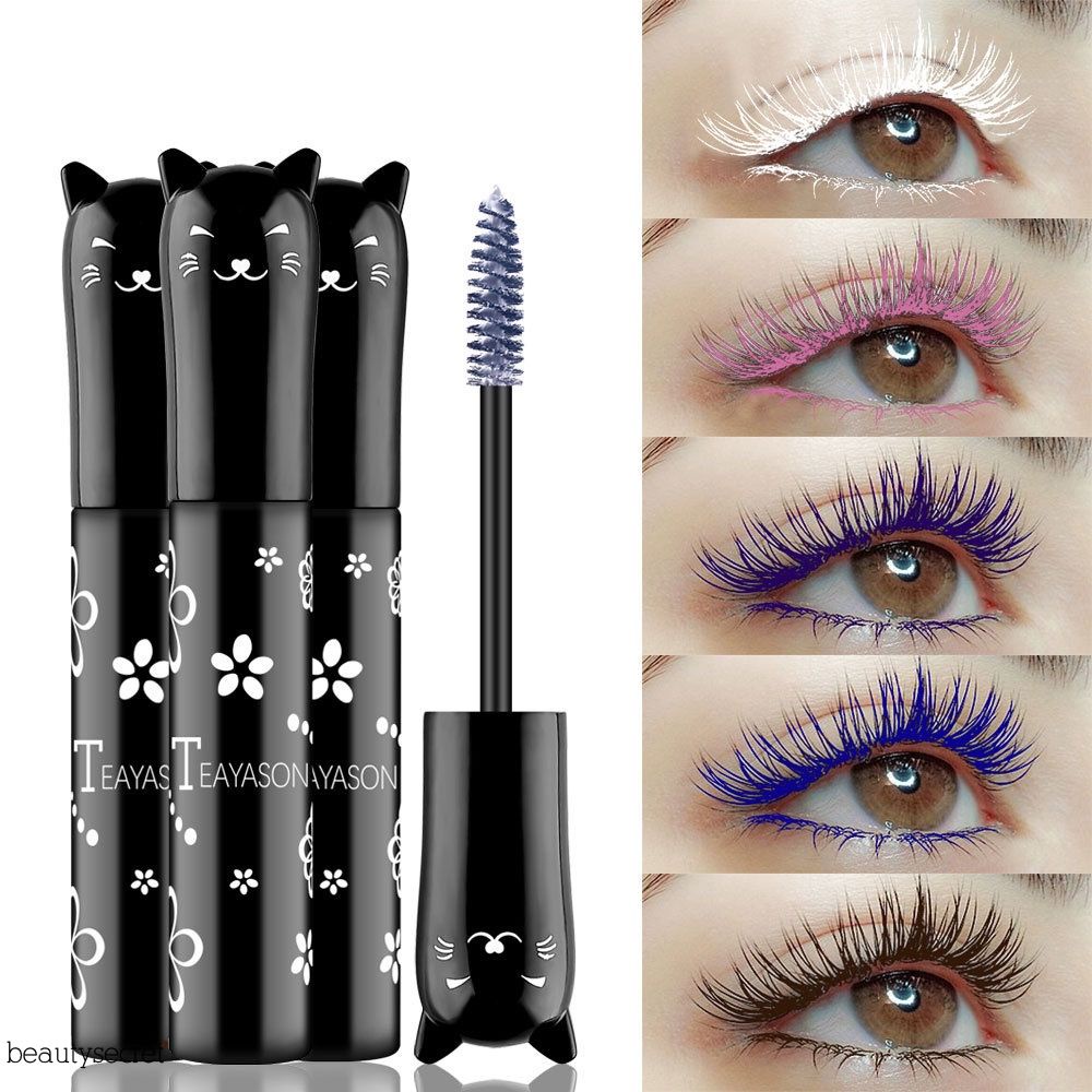 Mascara Sợi Tơ 4D Teayason Làm Dày Và Cong Mi Lâu Trôi Chống Thấm Nước
