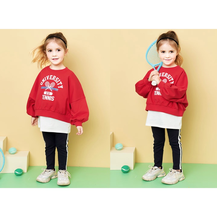 (140) Bộ hoặc Áo nỉ đỏ croptop university abogse03 AD2