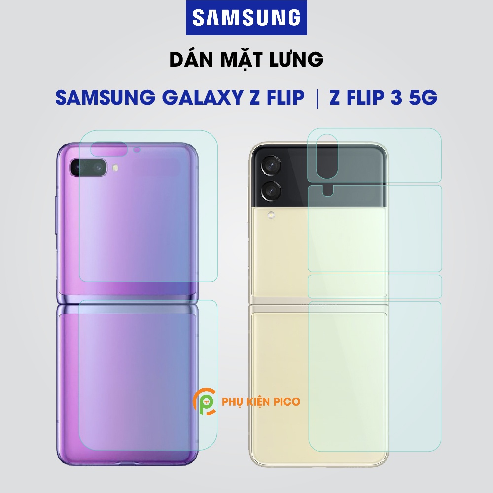 Dán lưng Samsung Z Flip 4 / Samsung Z Flip 3 full mặt lưng dẻo trong suốt - Dán dẻo Samsung Galaxy Z Flip 3 5G