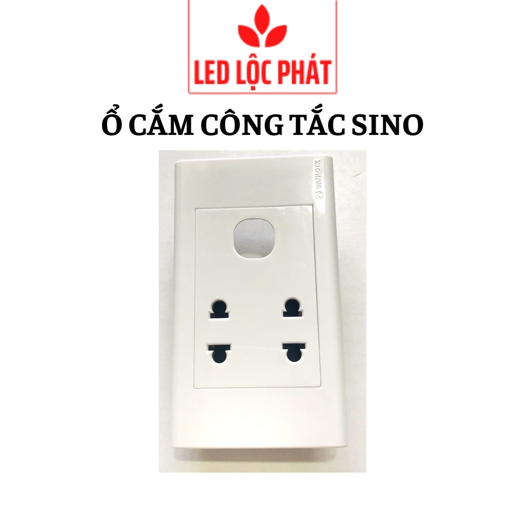 2 Ổ CẮM 2 CHẤU + 1 CÔNG TẮC - 16A