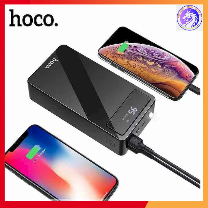 Sạc Dự Phòng Hoco DB119 / Hoco J65A Dung Lượng 40000 mAh Có Đèn Pin - Màn Hình Led - Hàng Chính Hãng