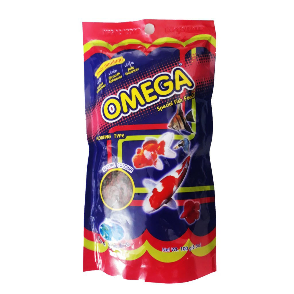 Thức Ăn Cá Omega (Viên Nhỏ) 100g - Cám Cá Cảnh