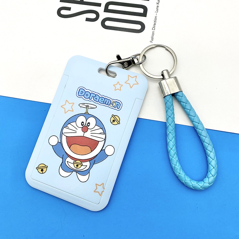 Dây Đeo Thẻ Bảng Tên Sinh Viên Học Sinh Nhân Viên Văn Phòng Thẻ Từ ID Card Móc Gắn Chìa Khóa Điện Thoại Mèo Doremon
