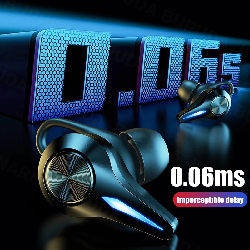 Tai nghe không dây Vitog K5 TWS kết nối bluetooth 9D hifi không bị trễ có đèn LED chống ồn thích hợp chơi game