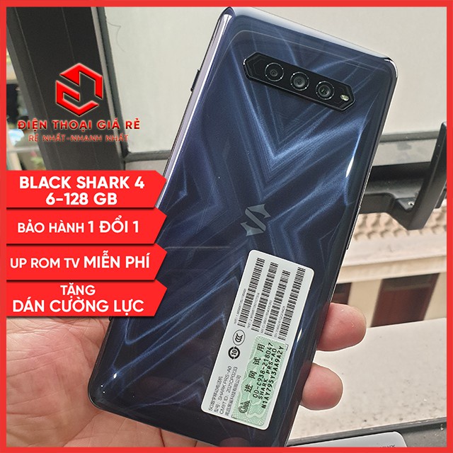 Điện thoại XIAOMI BLACK SHARK 4 (12GB/256GB) - Gaming Siêu Đình Đám - Máy Chính Hãng Sẵn Tiếng Việt - Bảo Hành 1 Năm