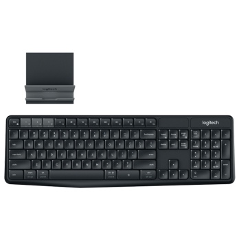 Bàn phím không dây Logitech K375s - Wireless 2.4GHz, Bluetooth smart, đầu thu Unify USB, mầu đen