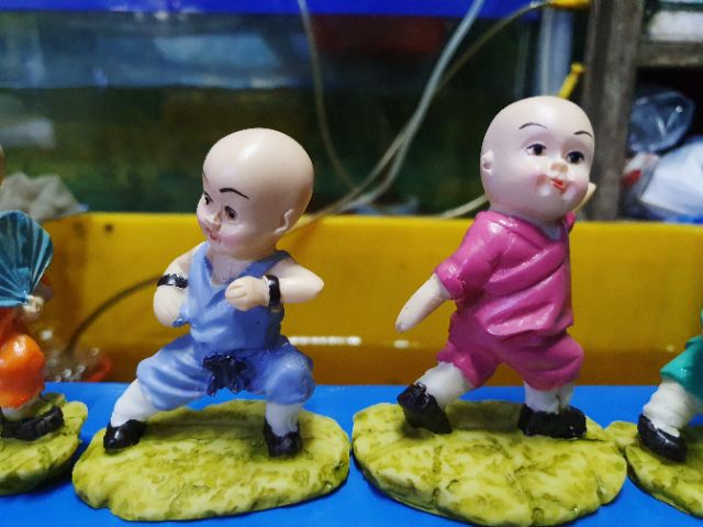 CHÚ TIỂU VÕ THUẬT TRANG TRÍ HỒ CÁ NON BỘ CAO 8CM