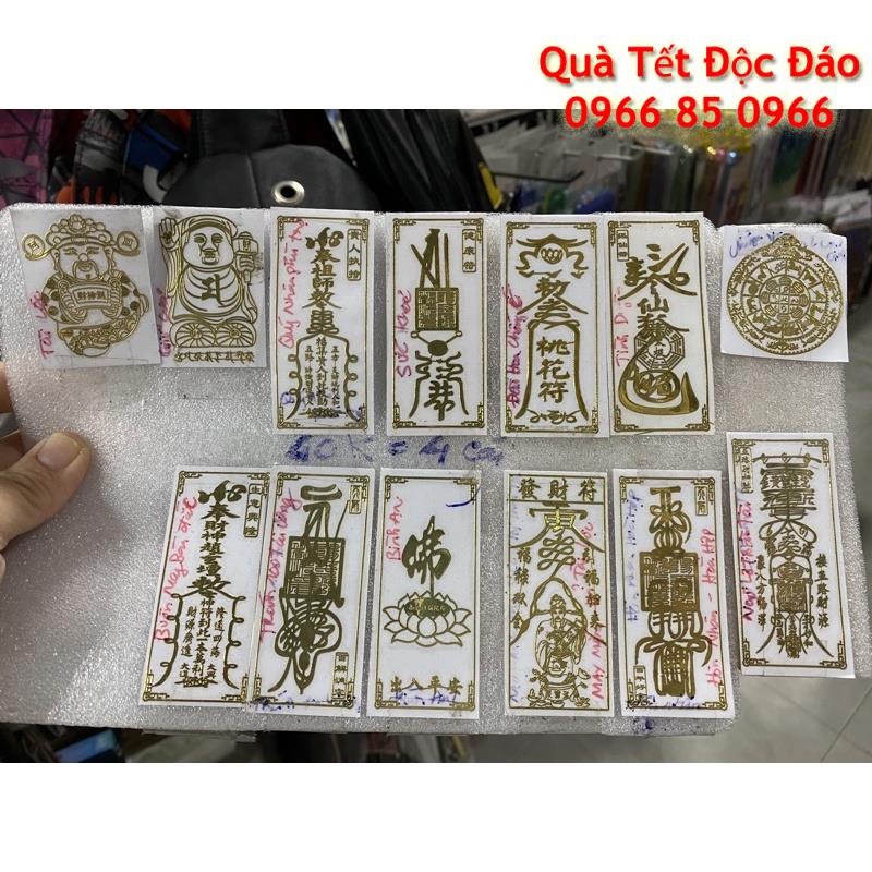 Linh phù dán mặt lưng điện thoại iphone và android