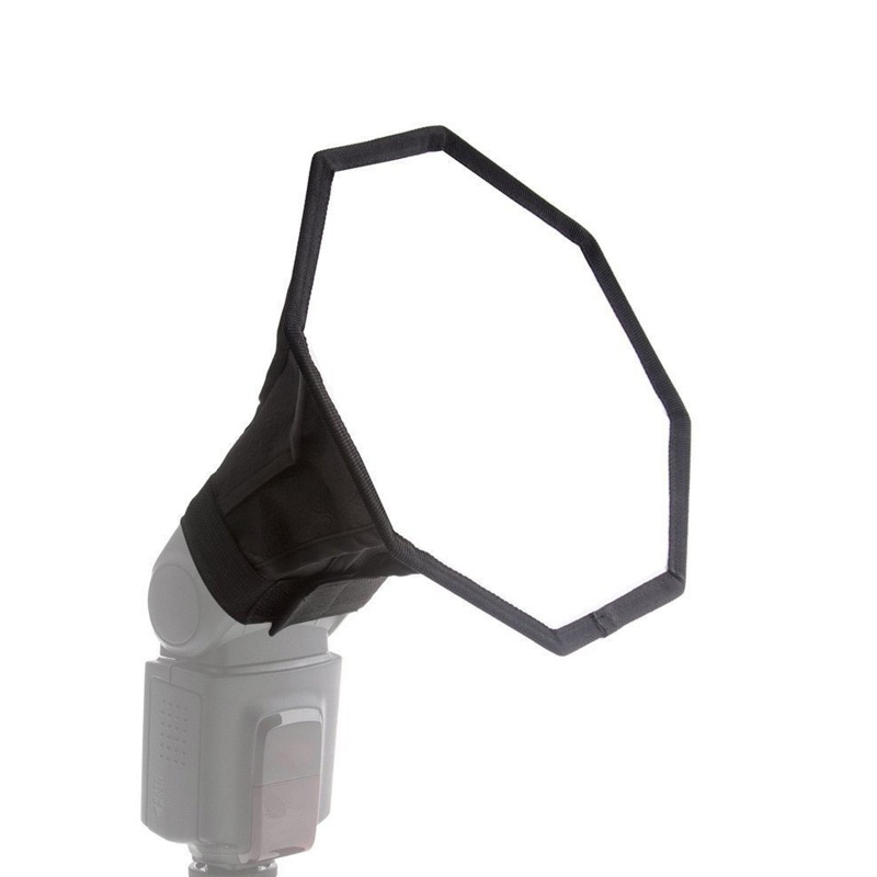 Hộp Khuếch Tán Mini Chống Trượt Cho Đèn Flash Máy Ảnh