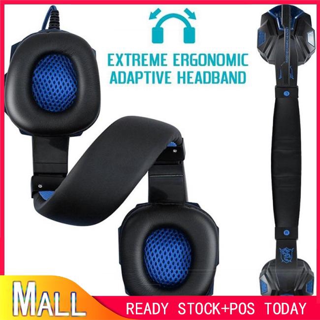 Tai nghe chụp tai Gaming hỗ trợ đèn LED cho PS4 Xbox One Nintendo Switch iPad PC | BigBuy360 - bigbuy360.vn