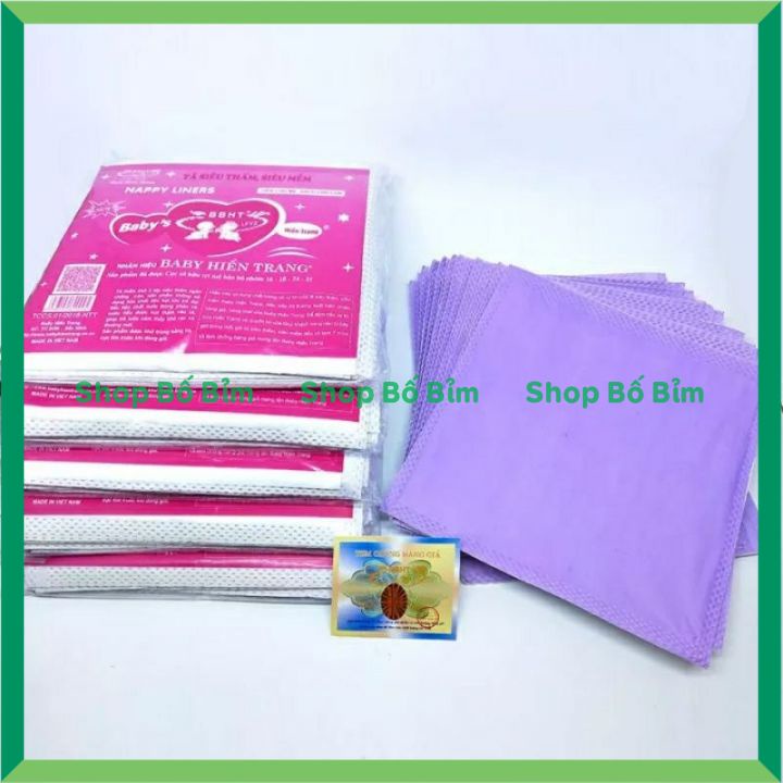 ⚡BÁN LỖ XIN 5 SAO⚡Set 20 tấm/miếng lót phân su cho bé sơ sinh Hiền Trang