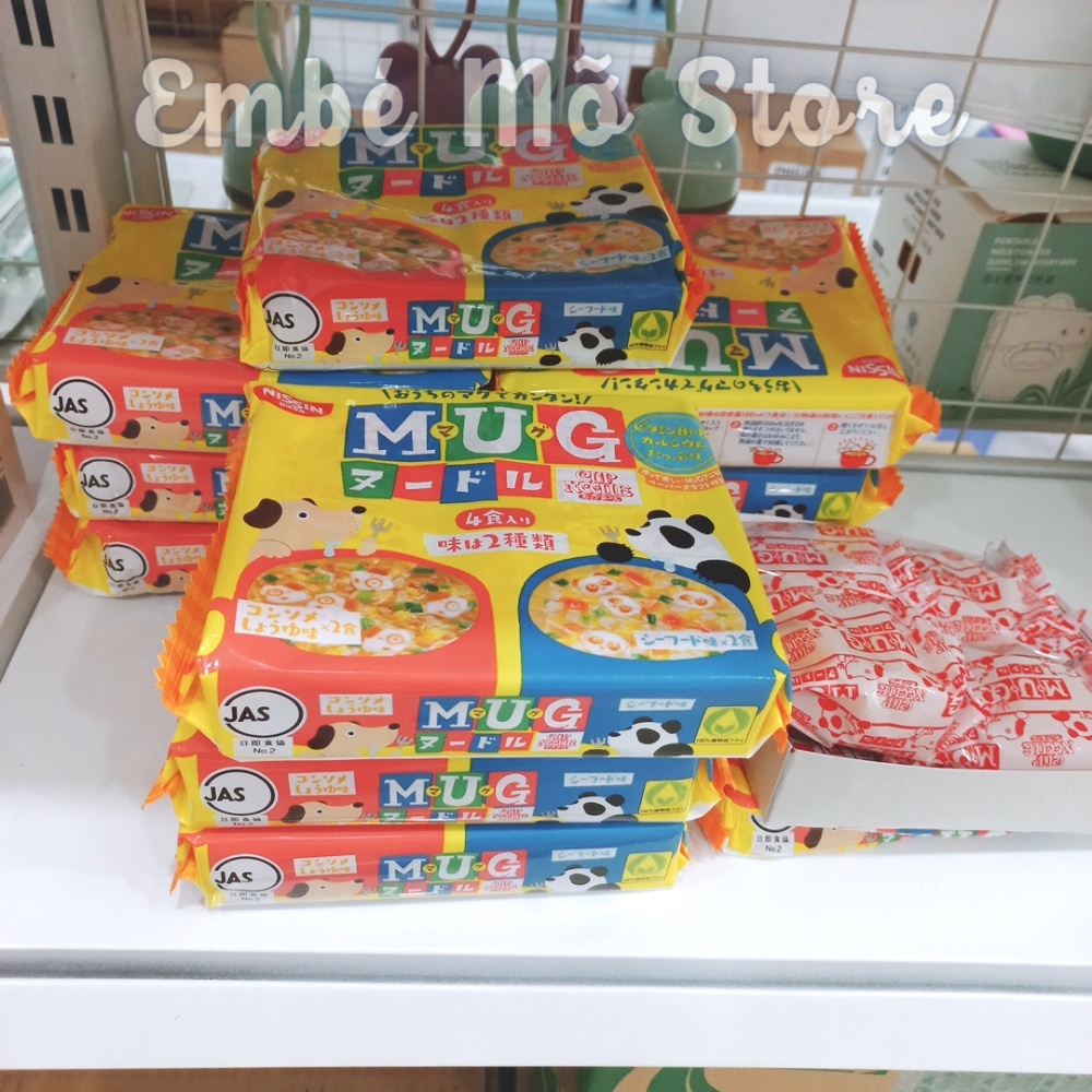 Mỳ Trẻ Em Vị Hải Sản MUG NISSIN 96G Nội Địa Nhật Bản | Date 7/2022 - Embé Mỡ