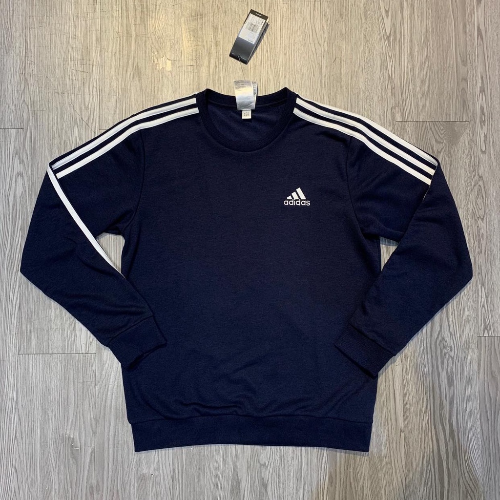 Áo Adidas Sweater Essentials French Terry 3S sẵn size L XL âu