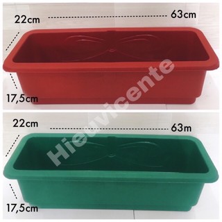 Nhựa tốt chậu chữ nhật thông minh 63*22*17,5cm