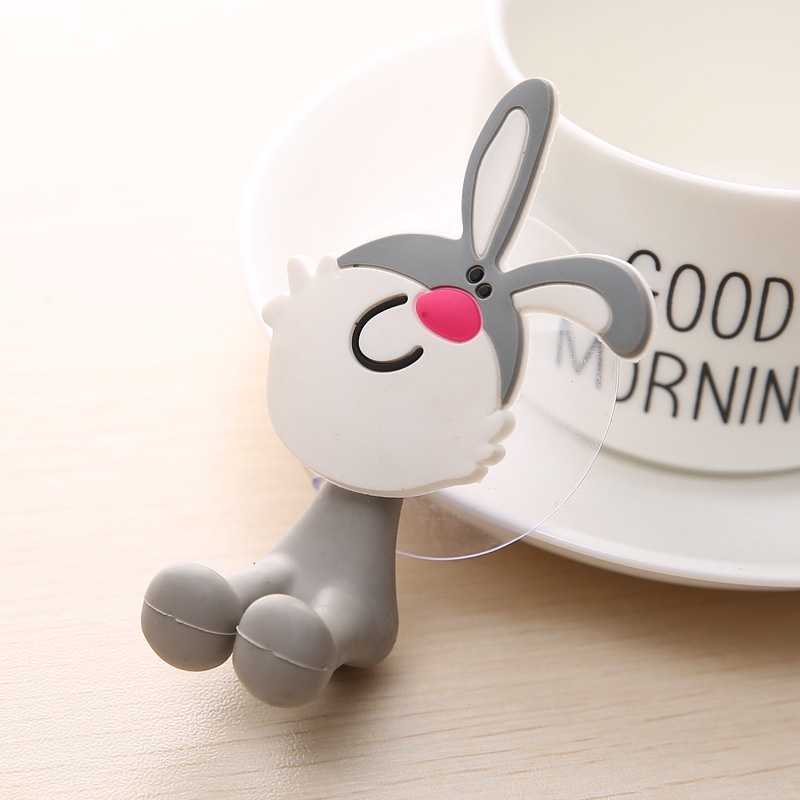 Kẹp Bàn Chải Đánh Răng, Móc Treo Khăn Mặt Cho Bé Hình Hoạt Hình Siêu yêu