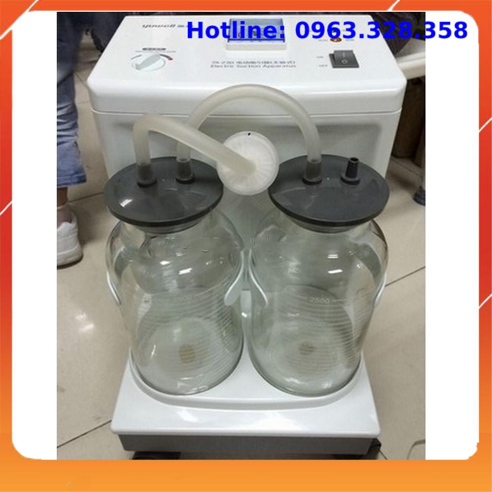 Máy hút dịch đờm 2 bình YUWELL 7a-23d, hàng chính hãng, bảo hành 2 năm