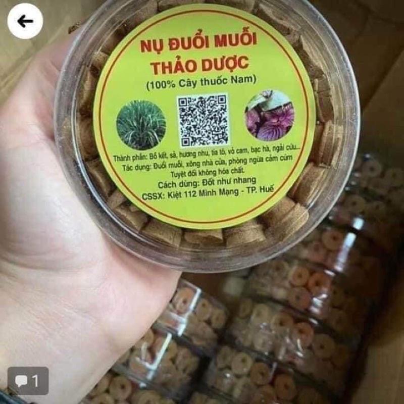 Hương muỗi - Nụ đuổi muỗi thảo dược an toàn hiệu quả hộp 42 viên