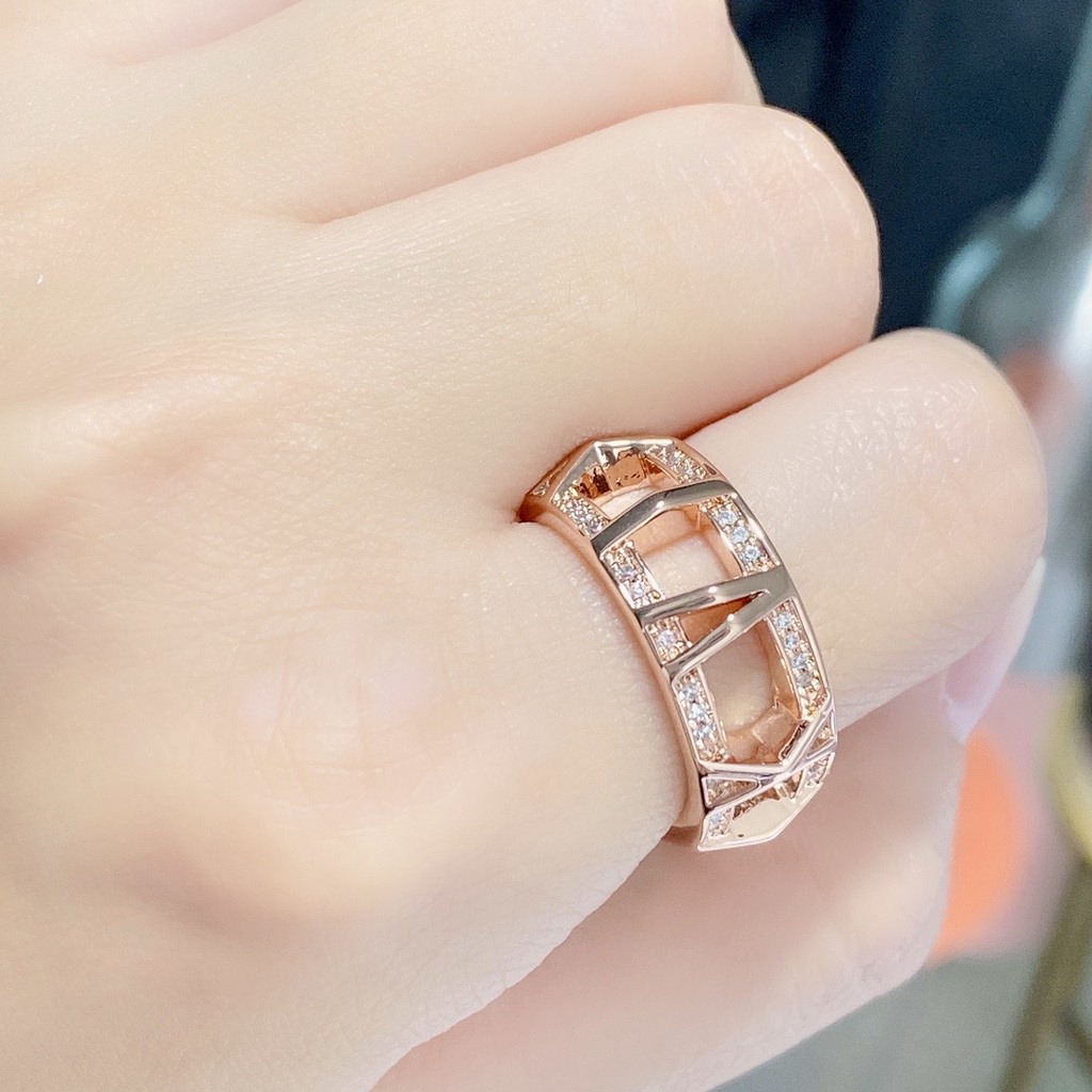 Nhẫn Thép Titan 18k Chống Thấm Nước Và Mồ Hôi Thời Trang Chất Lượng Cao Cho Cặp Đôi