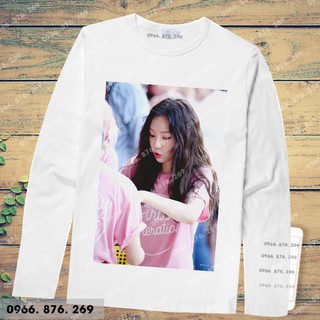 áo dài tay in hình SNSD theo yêu cầu