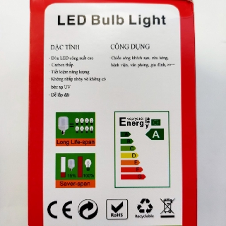 Bóng Đèn LED bulb 40W E27 (Ánh sáng trắng) CÔNG SUẤT CAO