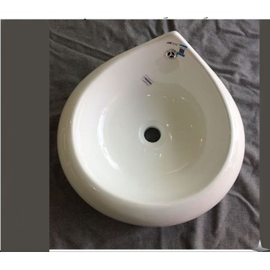 Chậu rửa lavabo hình cánh hoa với thiết kế nhỏ gọn độc đáo phù hợp với nhiều không gian .