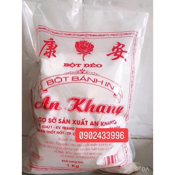 bột bánh in dẻo An Khang túi 1kg ( làm bánh dẻo, bánh in, bánh trung thu dẻo)