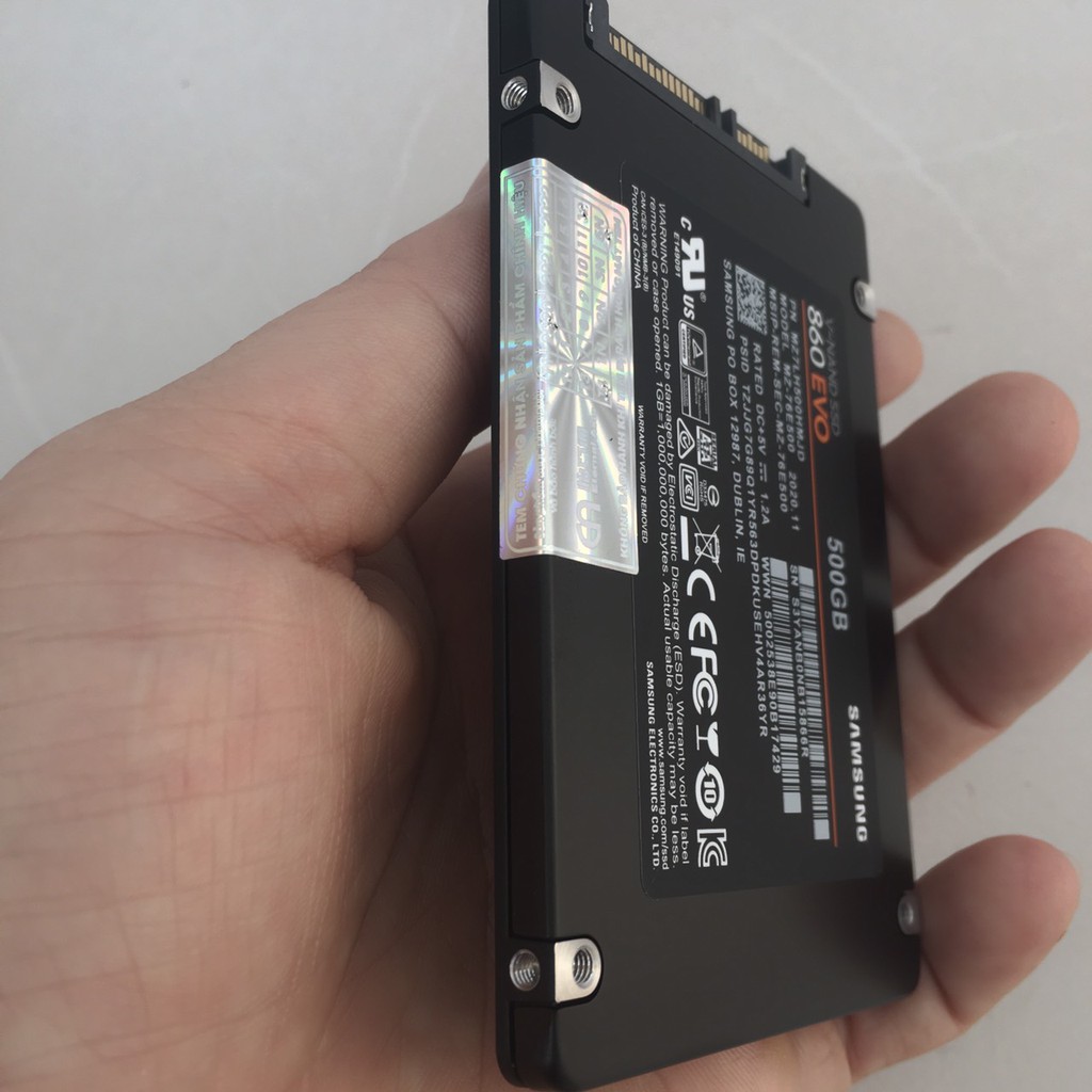 Ổ cứng SSD 500gb Samsung 860 Evo 2.5" SATA 3 MZ-76E500BW - Hãng phân phố