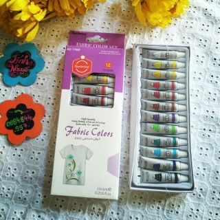 Bộ 12 màu 6ml vẽ trên nhiều chất liệu