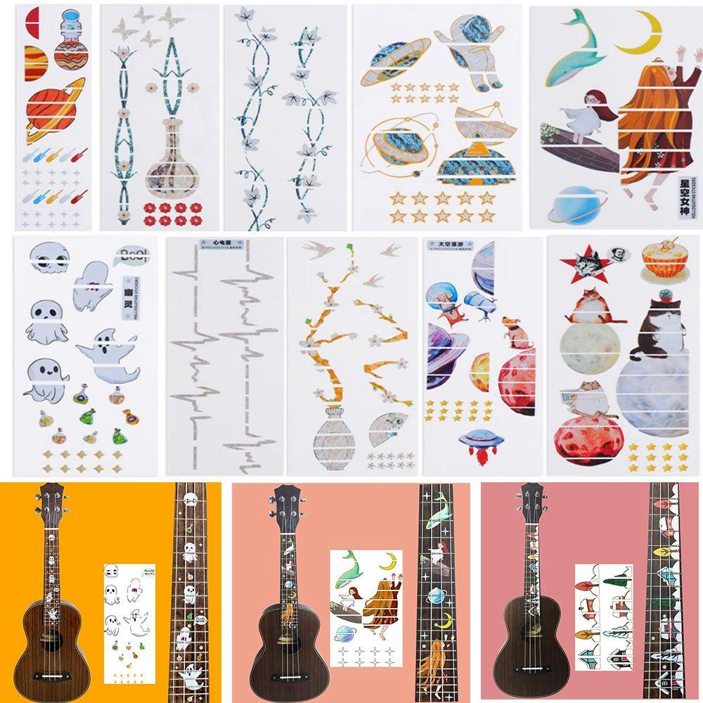 Miếng Dán Nhiều Kiểu Dáng Trang Trí Đàn Guitar Điện