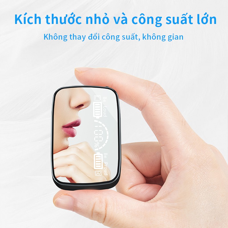 【COD】Tai nghe Bluetooth M9 Tai nghe không dây TWS cảm ứng hai tai 5.1 với màn hình điện gương