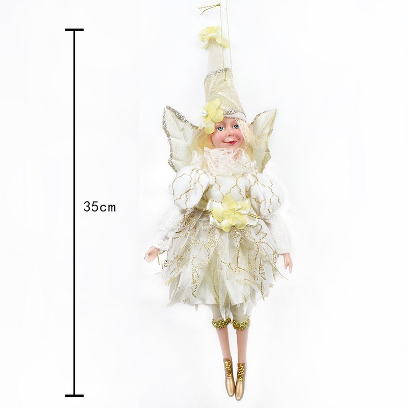 Búp Bê Elf 35cm Treo Trang Trí Cây Thông Giáng Sinh Năm Mới