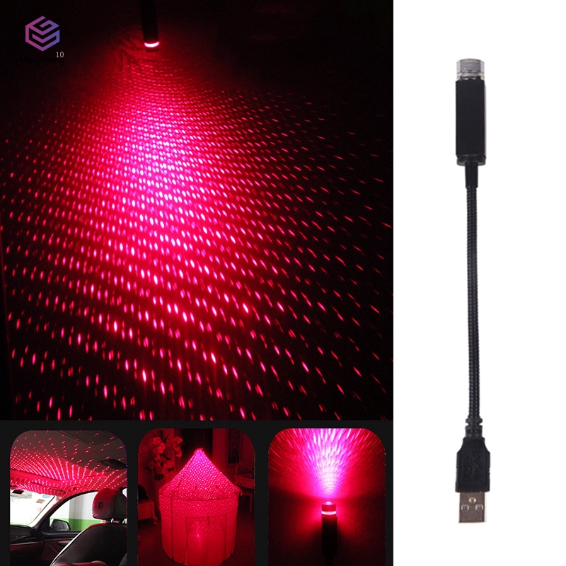 Đèn ánh sao bóng LED chiếu sáng gắn trần nhà trang trí nội thất xe ô tô