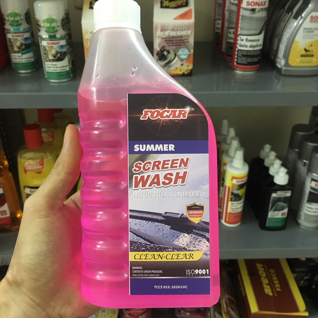 Nước rửa kính Focar Summer Screen Wash 850ml - Chống bám bụi, chống xước kính