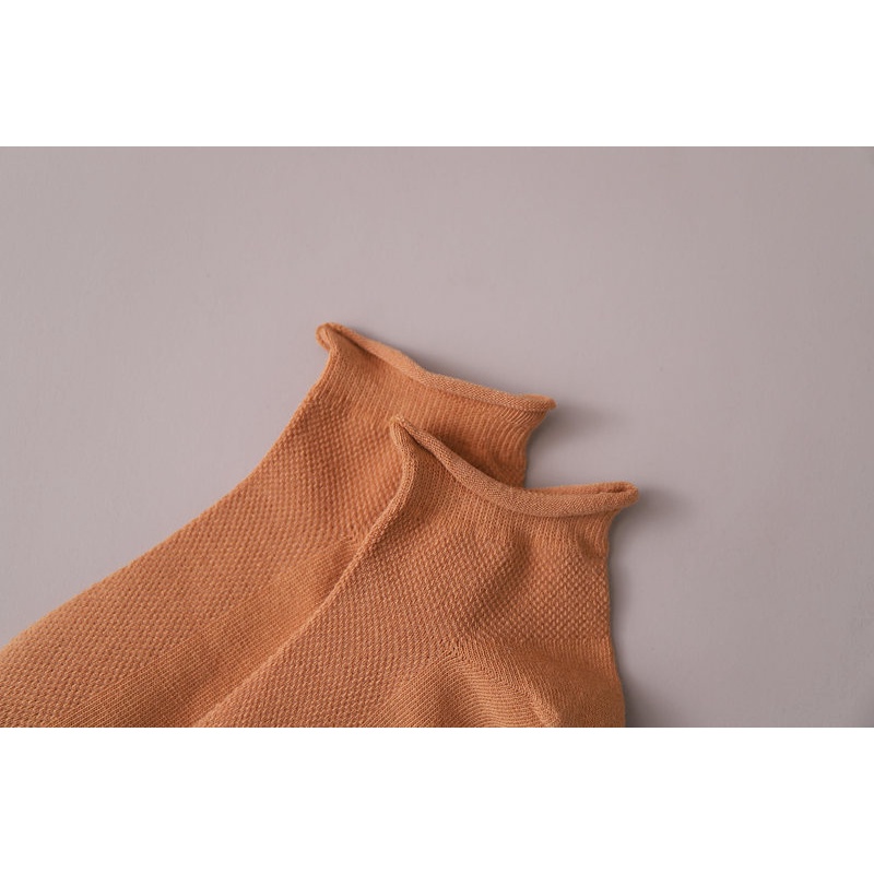 Tất ulzzang lửng màu pastel cổ thấp vải len mềm mịn dày dặn nữ tính | BigBuy360 - bigbuy360.vn