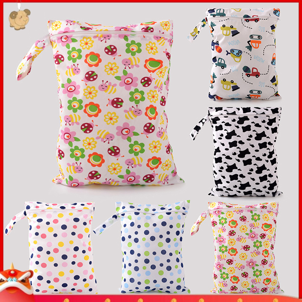 Túi Đựng Tã Em Bé Chống Thấm Nước Tiện Dụng