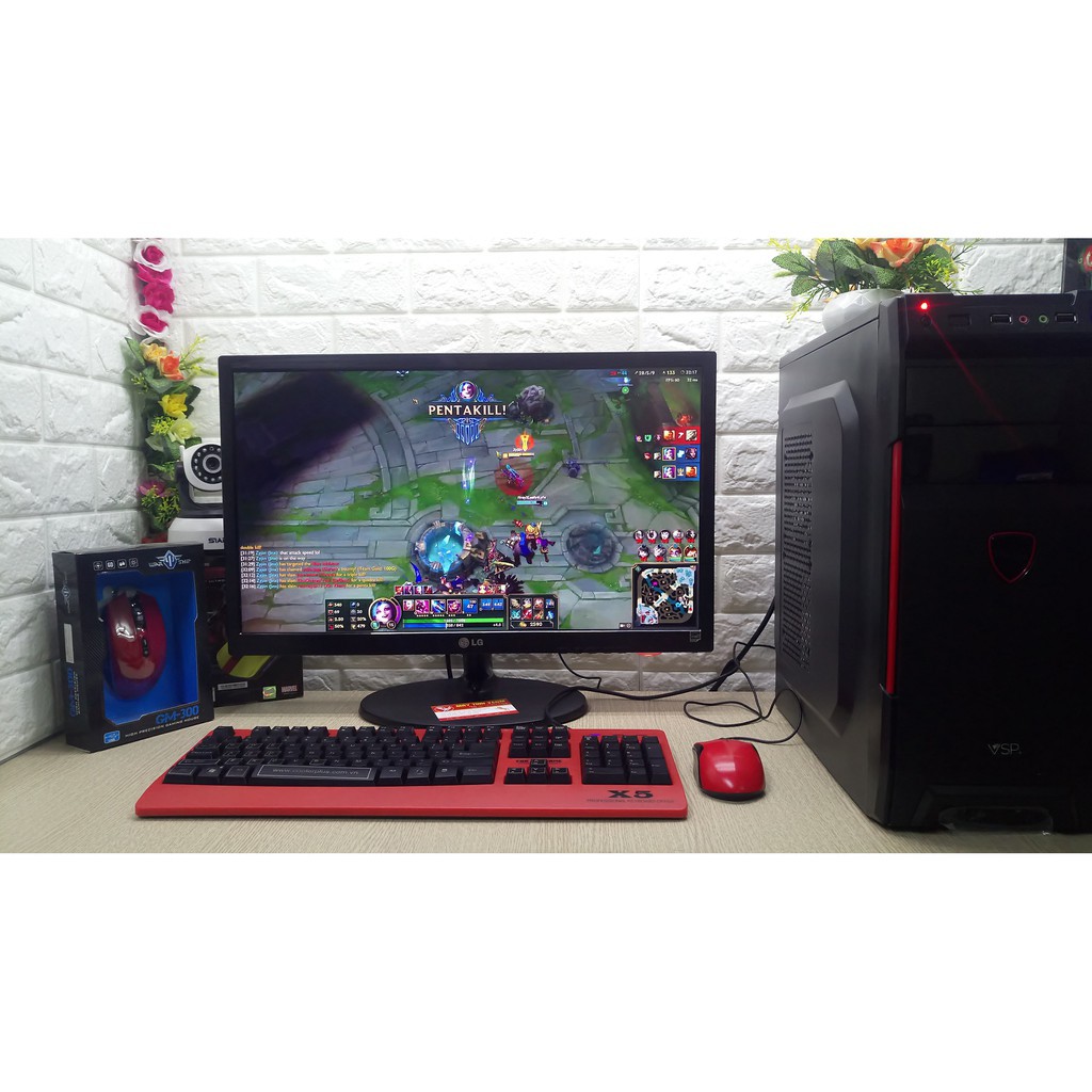 PC Mua về chơi LOL PUBG thoải mái luôn