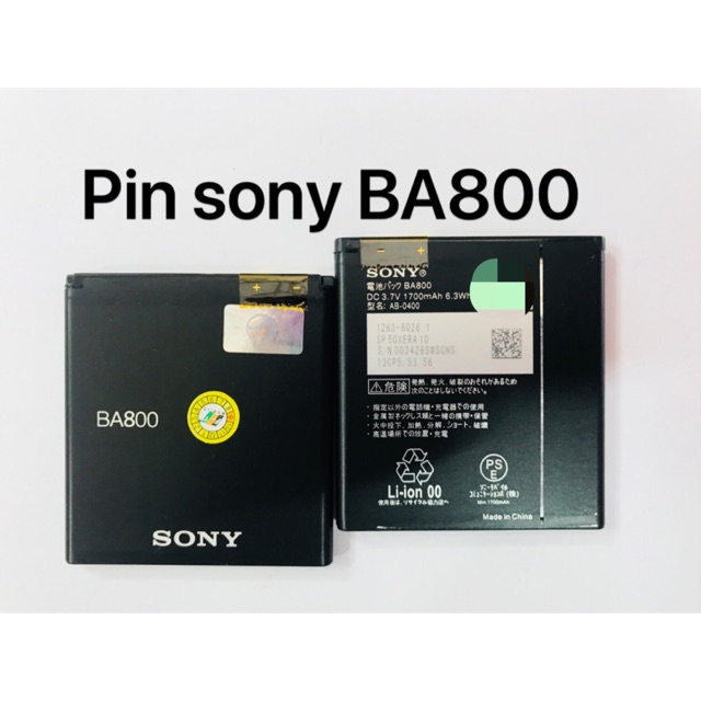Pin SONY BA800 Zin