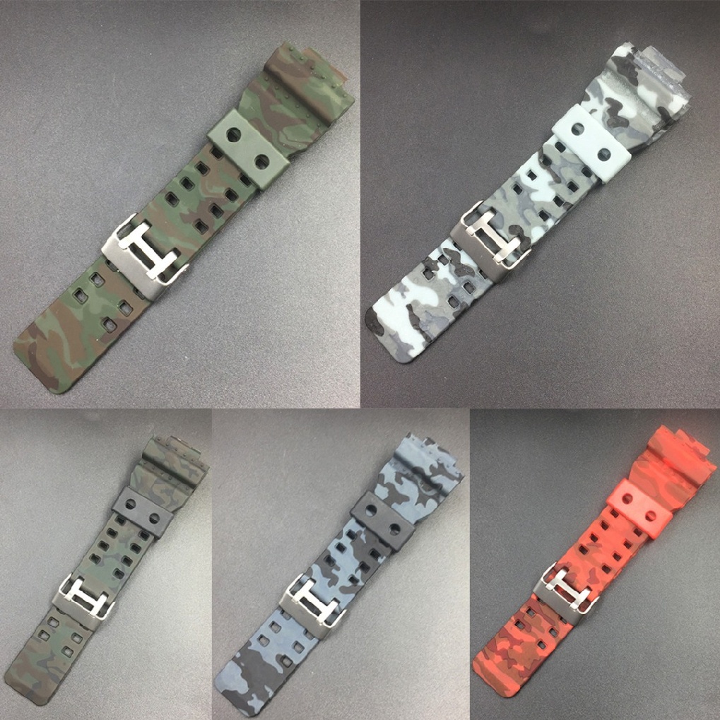 Replacement Camouflage Watch Strap Band For G Shock 16mm GA100/120/GD120/G-8900