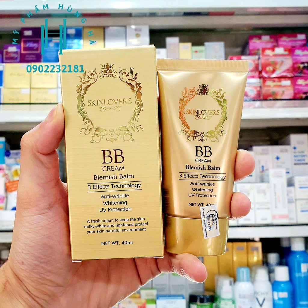 Bb cream Skinloves, kem lót nền, trang điểm 3 tác dụng 40ml