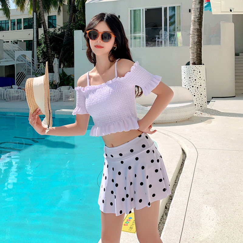 Bộ Đồ Bơi Hai Mảnh Chấm Bi Nâng Ngực Phong Cách Hàn Quốc 88243 | BigBuy360 - bigbuy360.vn