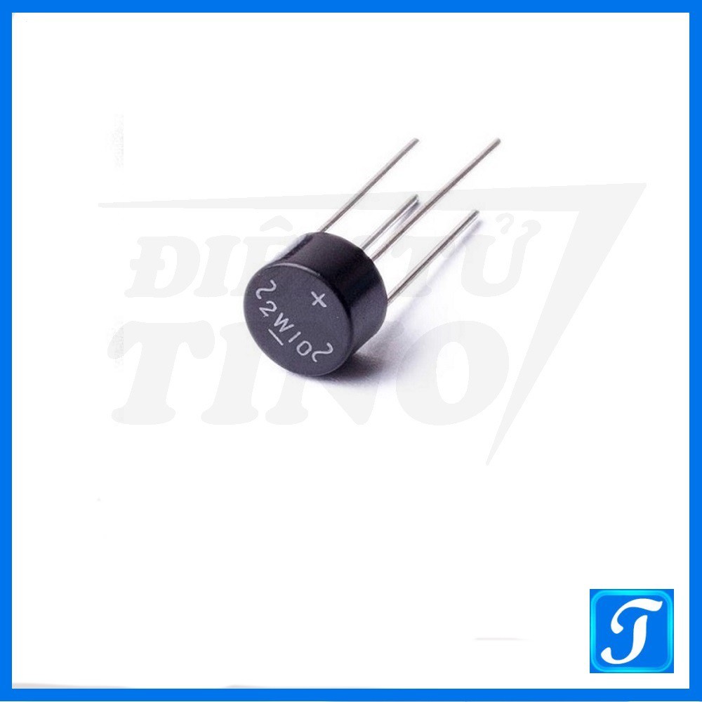 Cầu diode Chỉnh Lưu 2A 1KV (Tròn) Cầu điốt