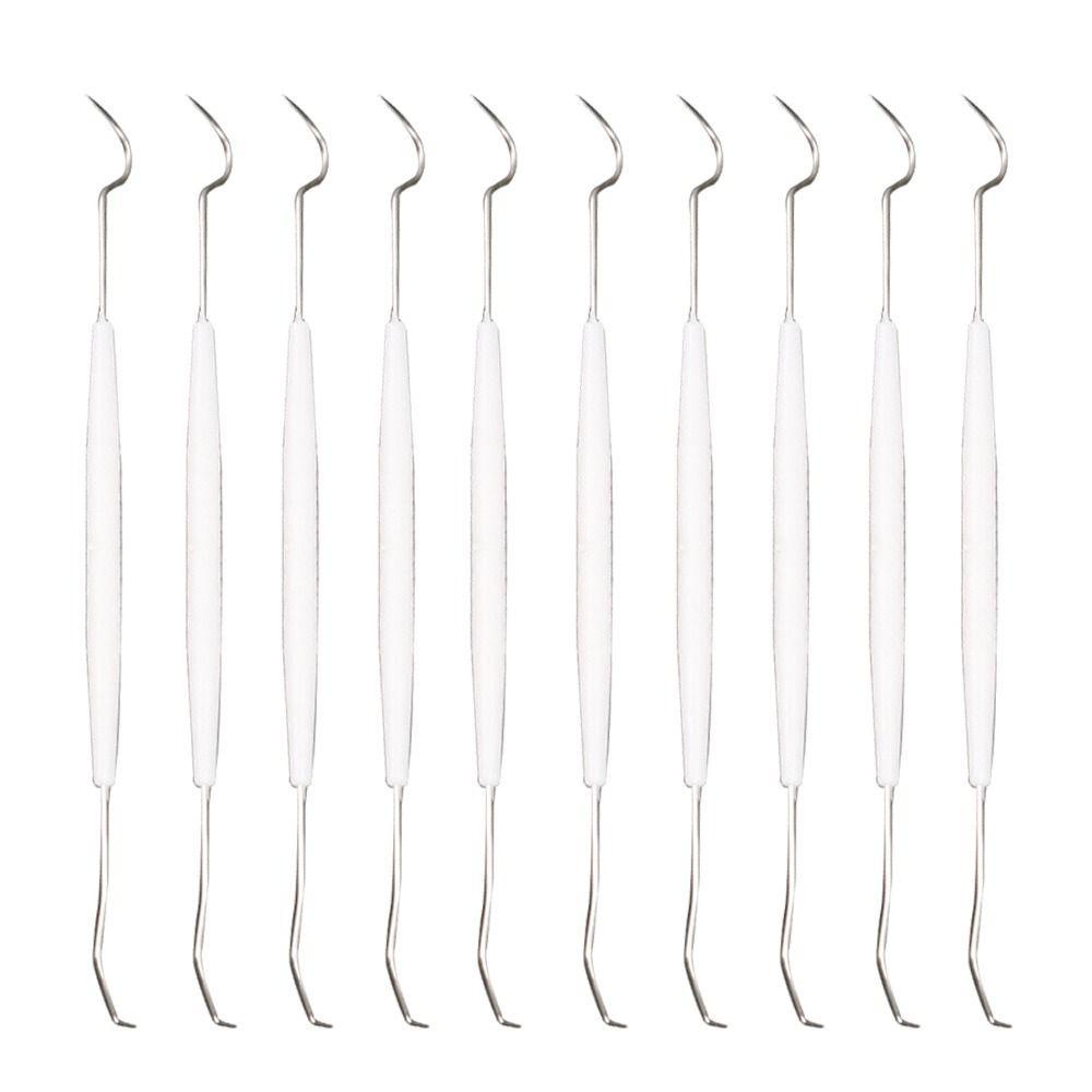 WATTLE Set 10 Đầu Dò Làm Sạch Răng Hai Đầu Tiện Lợi