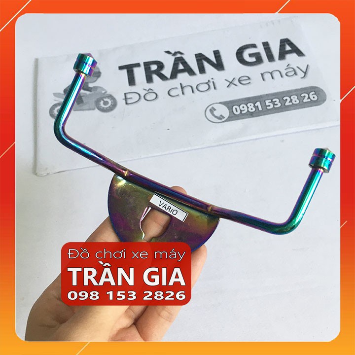 Móc treo đồ gắn xe vario 125150 năm 2018-2019-2020-2021-2022-2023 inox titan 7 màu varo