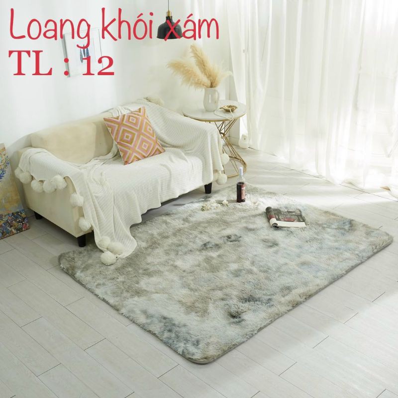 🎊🎊THẢM LÔNG LOANG🎊🎊thảm trải sàn nhà lông dài mềm mịn dày dặn cao cấp (m6x2m)