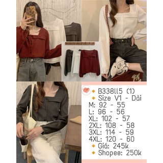 [Order] Áo Kiểu Tay Dài Bigsize
