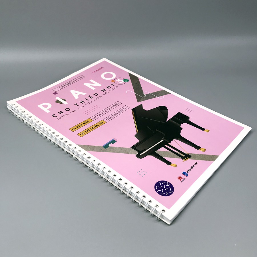 Sách - Piano cho thiếu nhi - Tuyển tập 220 tiểu phẩm nổi tiếng Phần 3