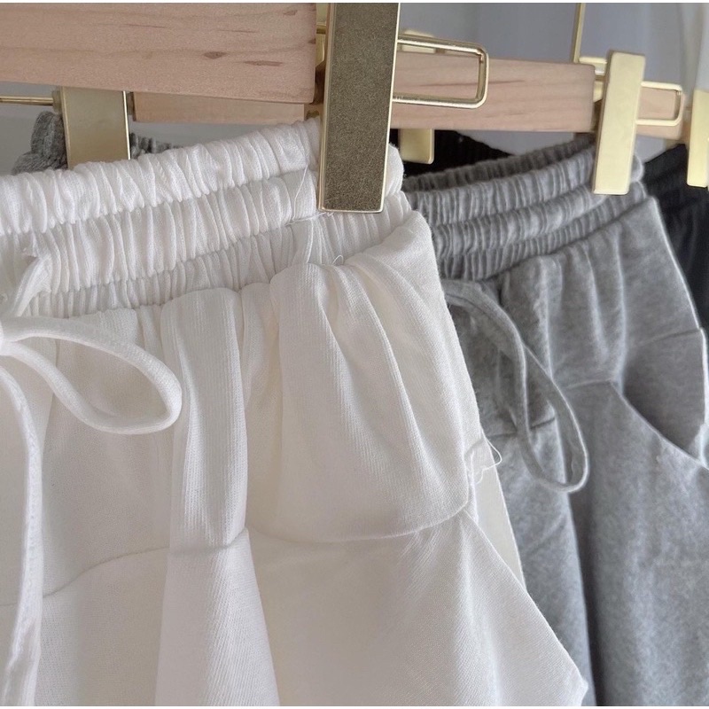 Quần giả váy nữ thun xoè xếp ly, Chân váy xếp ly ngắn - Ảnh thật