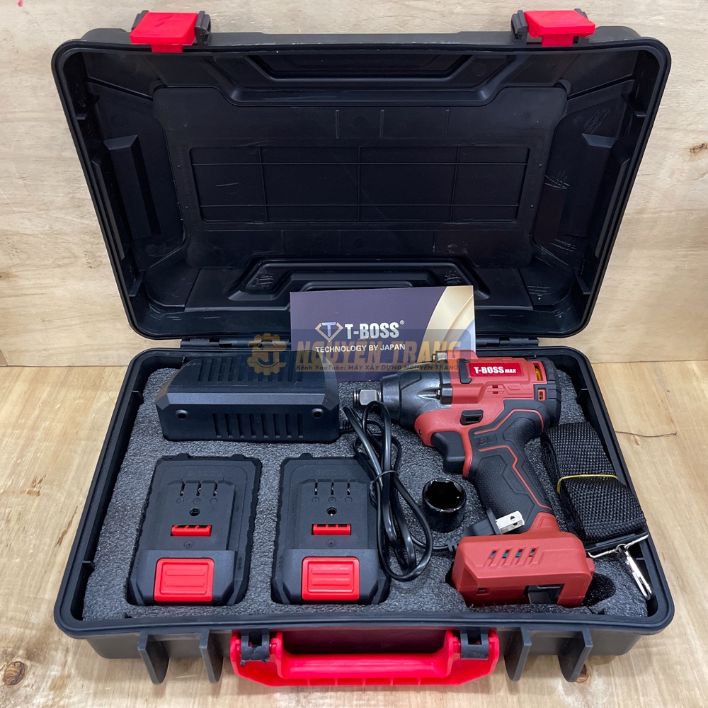 Máy siết bulong pin T-boss hàng đẹp chuyên thợ