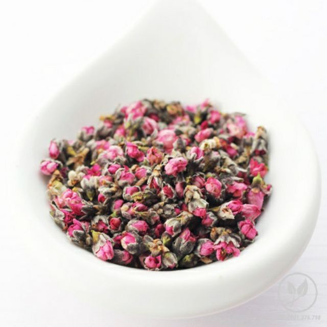 Hoa anh đào khô hoa không vụn nguyên bông lọ 500 ml Tinh Hoa Trà Thảo Mộc Món Qùa Từ Thiên Nhiên