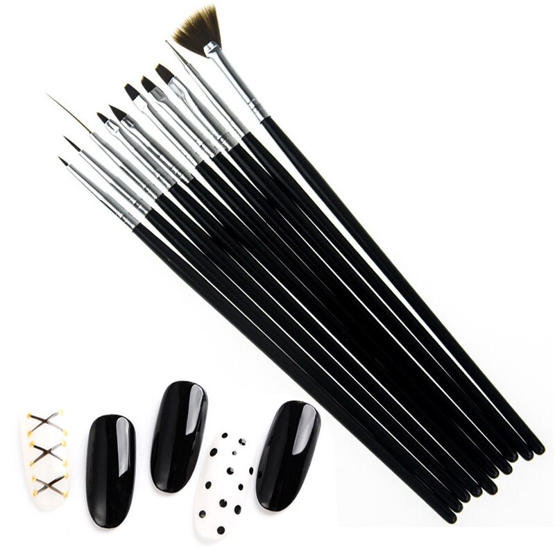 Set 10 Cọ Vẽ Trang Trí Móng Tay Chuyên Dụng